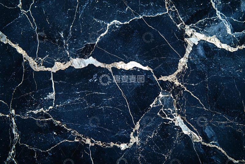 高清大图下载【趣麦麦图】深蓝色大理石纹理