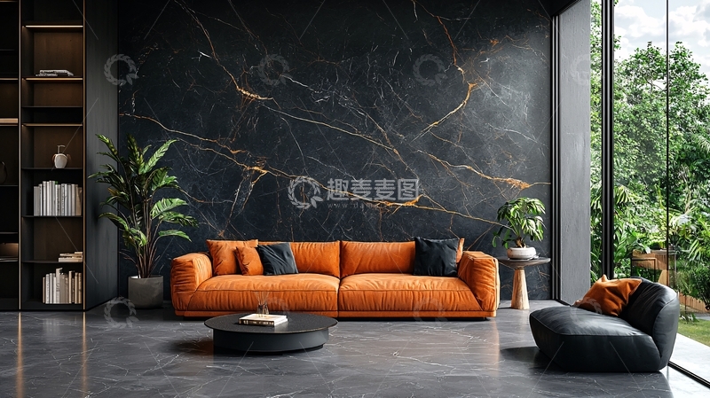 高清大图下载【趣麦麦图】现代简约客厅