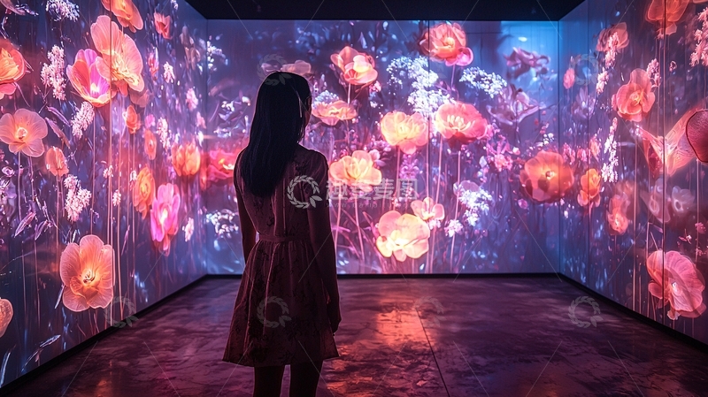 高清大图下载【趣麦麦图】沉浸式花海