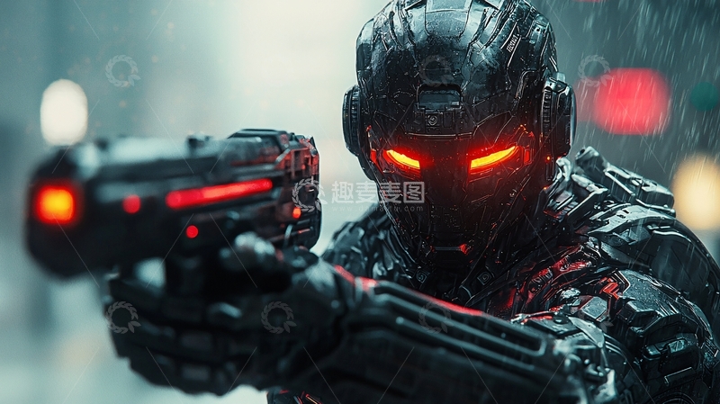 高清大图下载【趣麦麦图】未来战士