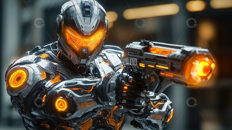 高清大图下载【趣麦麦图】未来战士