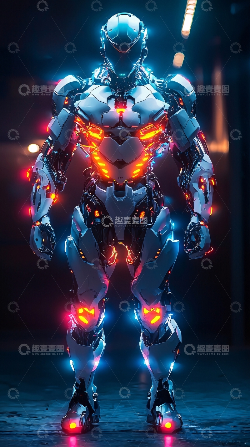 高清大图下载【趣麦麦图】未来战士