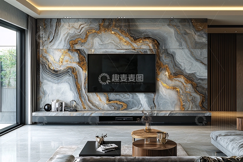 高清大图下载【趣麦麦图】电视背景墙