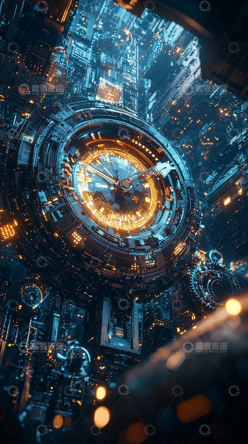 高清大图下载【趣麦麦图】未来科技感圆形装置