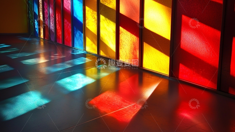 高清大图下载【趣麦麦图】彩色玻璃窗