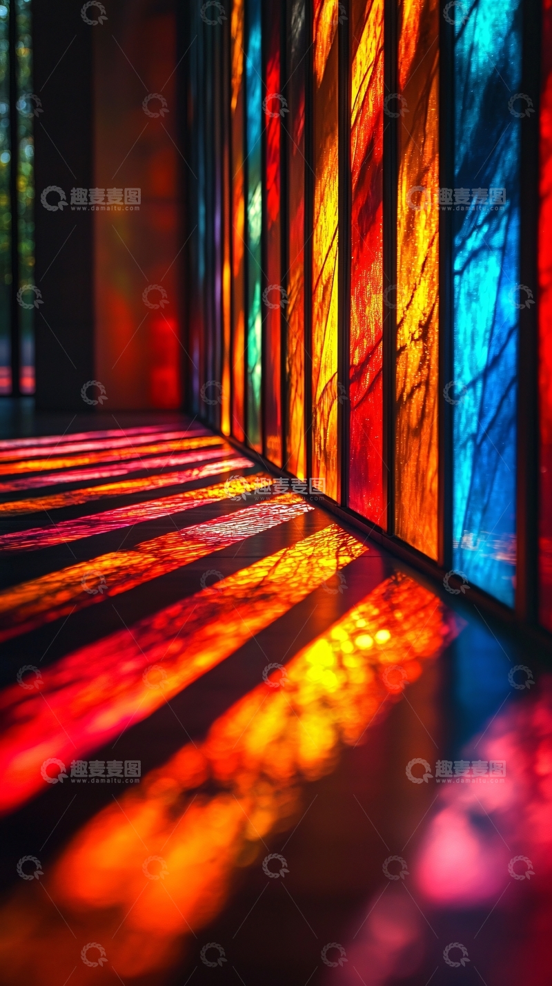 高清大图下载【趣麦麦图】彩色玻璃窗