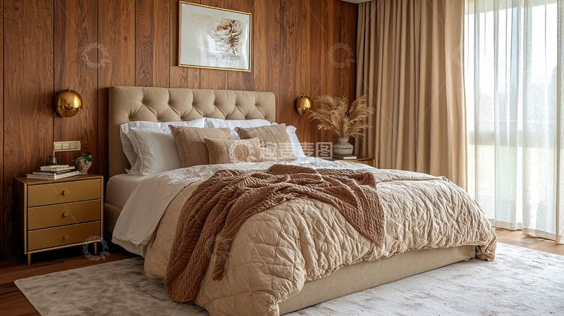 高清大图下载【趣麦麦图】现代简约卧室99