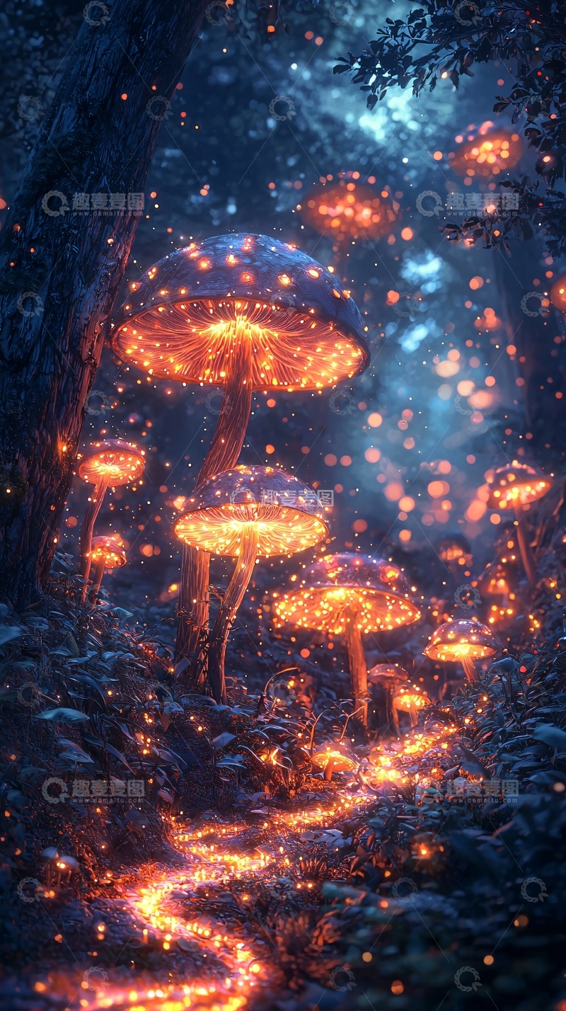 高清大图下载【趣麦麦图】梦幻森林