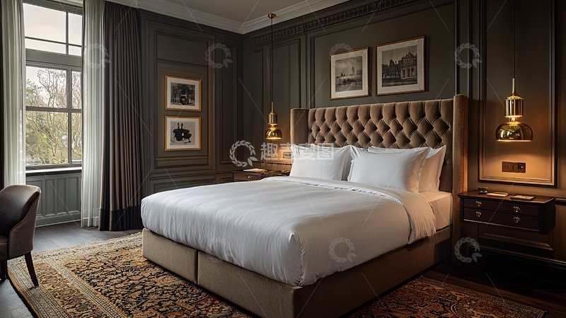 高清大图下载【趣麦麦图】豪华酒店客房