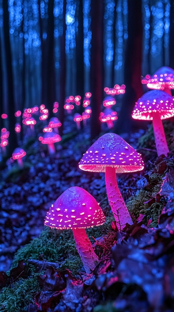 夜光蘑菇森林