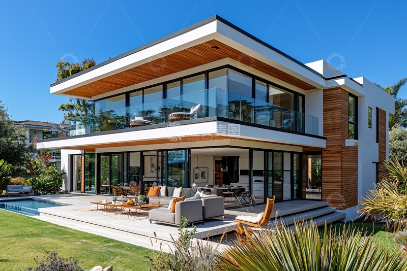 高清大图下载【趣麦麦图】现代简约两层别墅