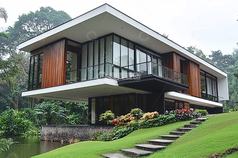 高清大图下载【趣麦麦图】现代简约风格别墅