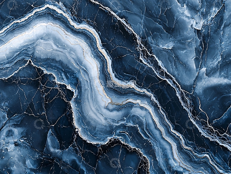 高清大图下载【趣麦麦图】深蓝色大理石纹理