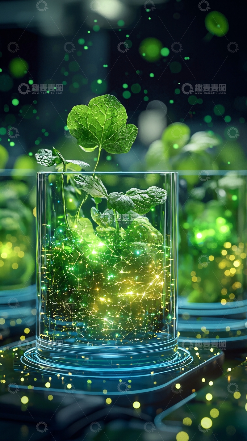 高清大图下载【趣麦麦图】试管植物