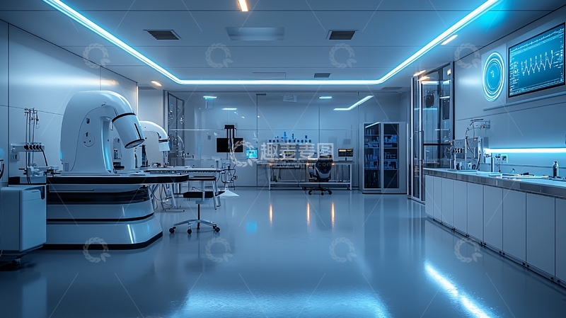 高清大图下载【趣麦麦图】未来科技感医院场景