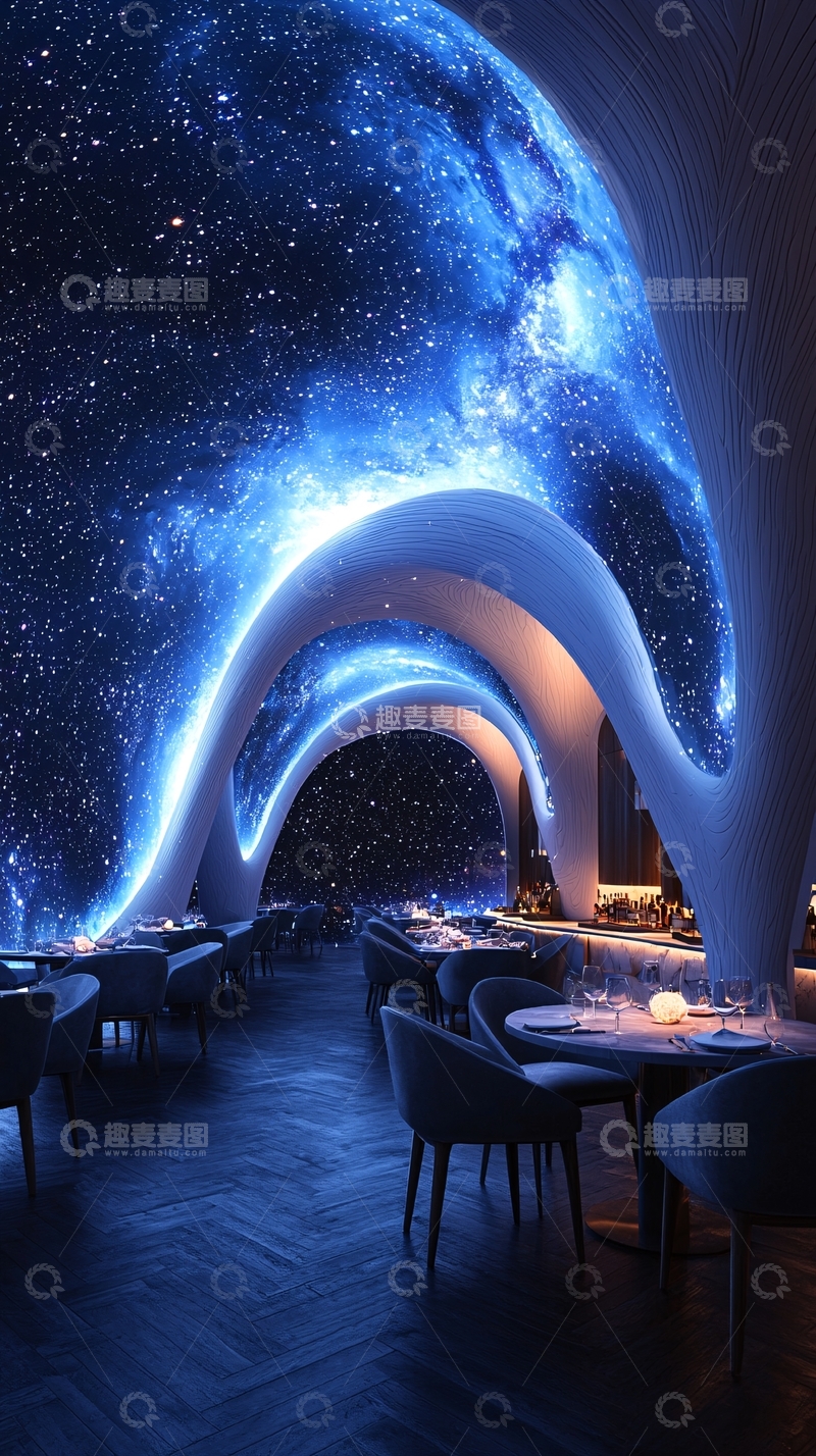 高清大图下载【趣麦麦图】星空餐厅