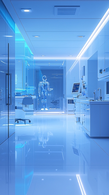 未来科技感医疗诊所