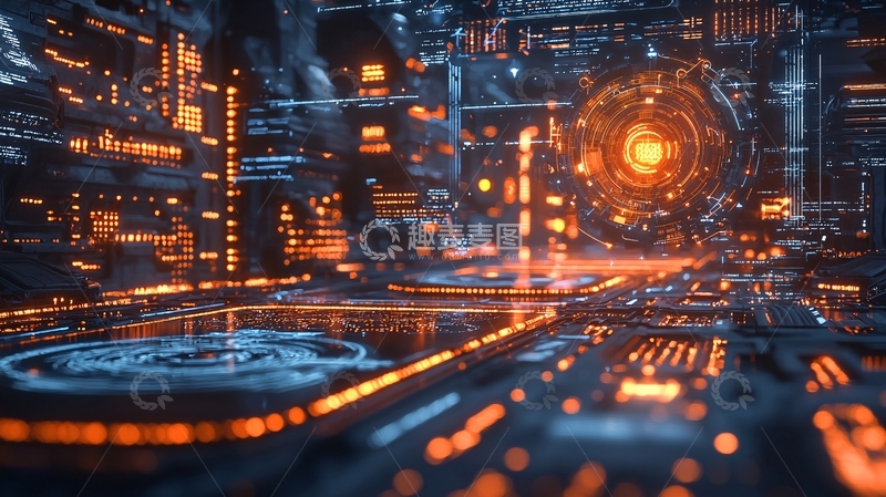 高清大图下载【趣麦麦图】未来科技城市118