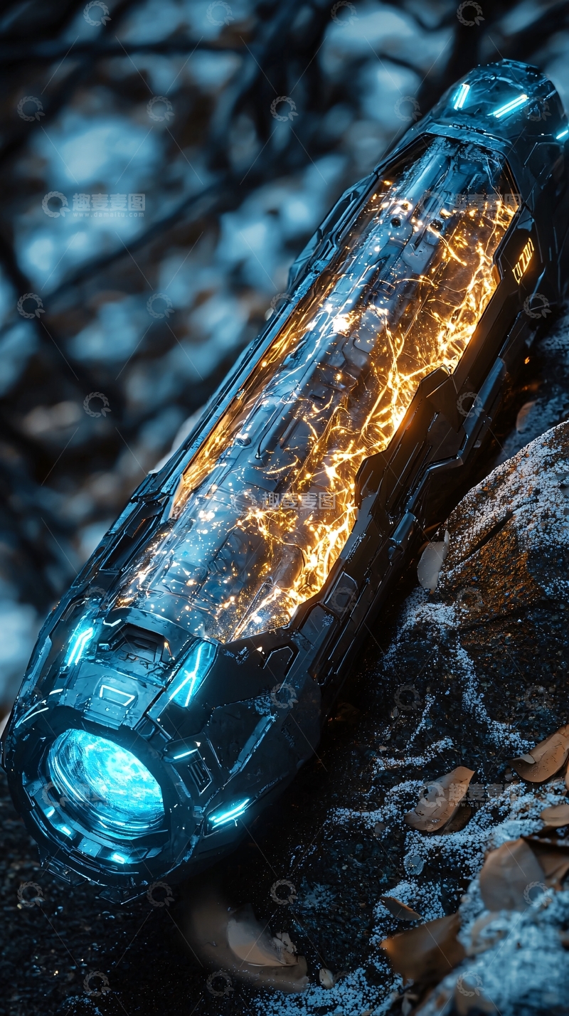 高清大图下载【趣麦麦图】未来科技能量容器