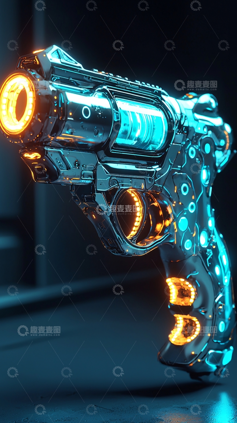 高清大图下载【趣麦麦图】未来科技感武器