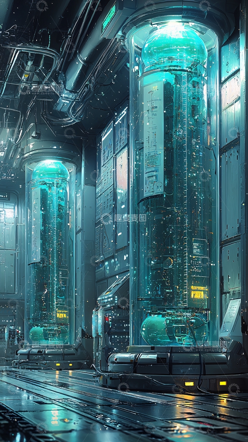 高清大图下载【趣麦麦图】未来科技实验室