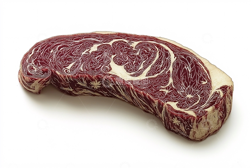 高清大图下载【趣麦麦图】优质牛肉切片