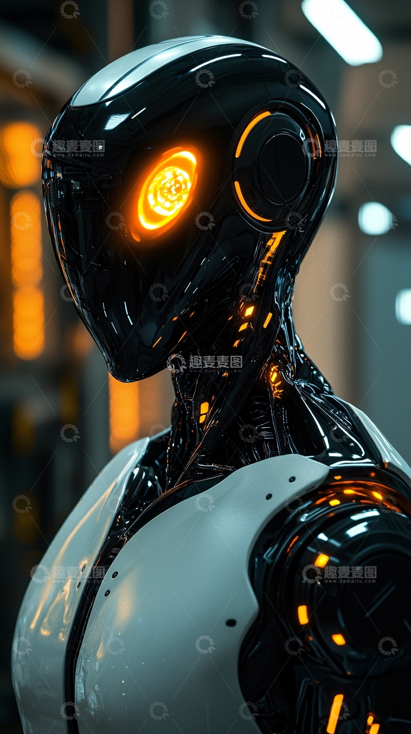 高清大图下载【趣麦麦图】未来机器人
