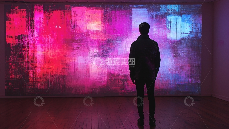 高清大图下载【趣麦麦图】光影艺术装置