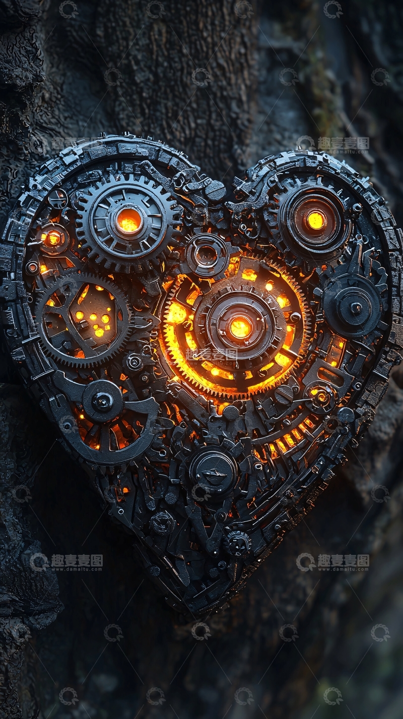 高清大图下载【趣麦麦图】机械之心