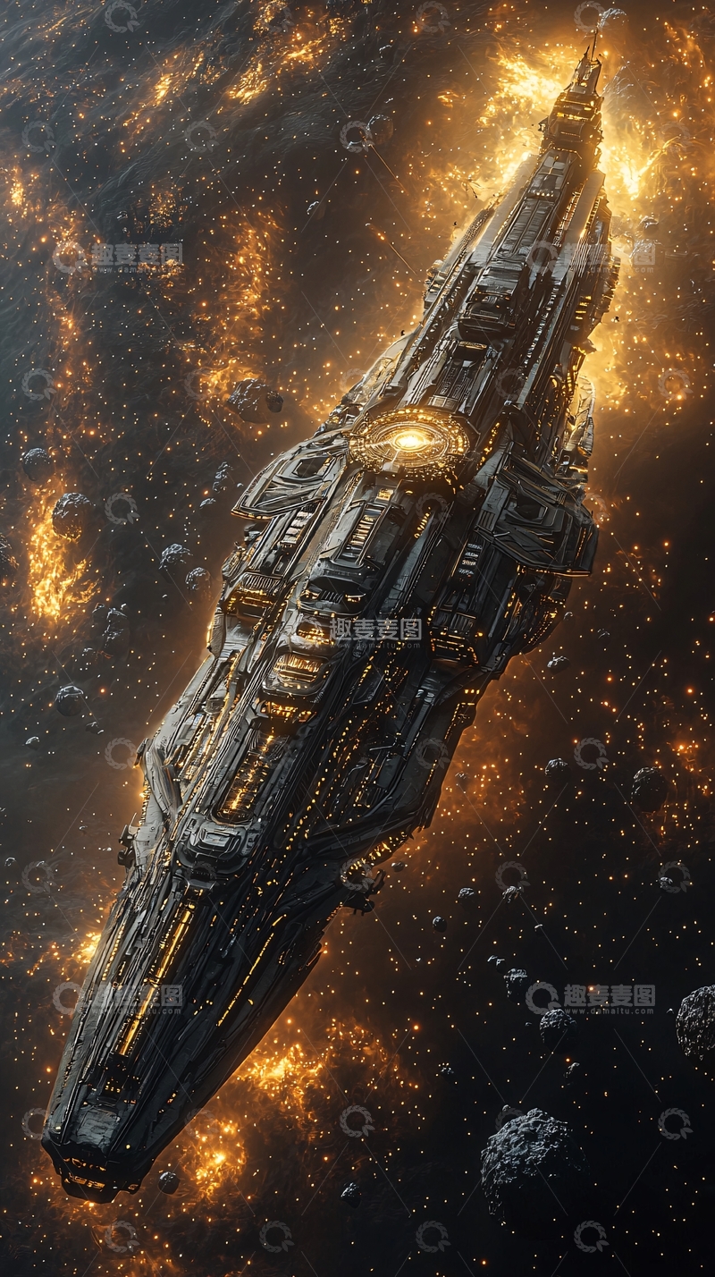 高清大图下载【趣麦麦图】宇宙飞船