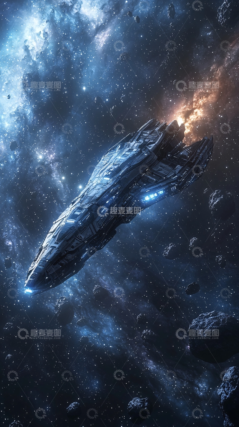 高清大图下载【趣麦麦图】宇宙飞船