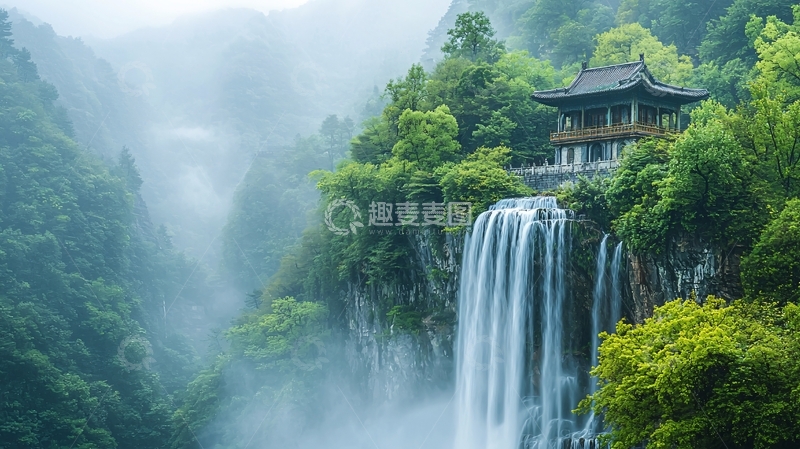 高清大图下载【趣麦麦图】瀑布67