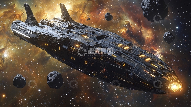 高清大图下载【趣麦麦图】宇宙飞船