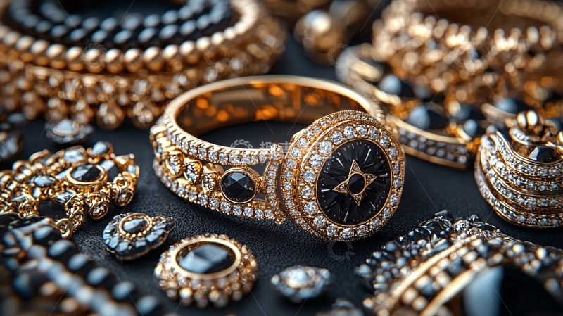 高清大图下载【趣麦麦图】奢华黄金珠宝首饰