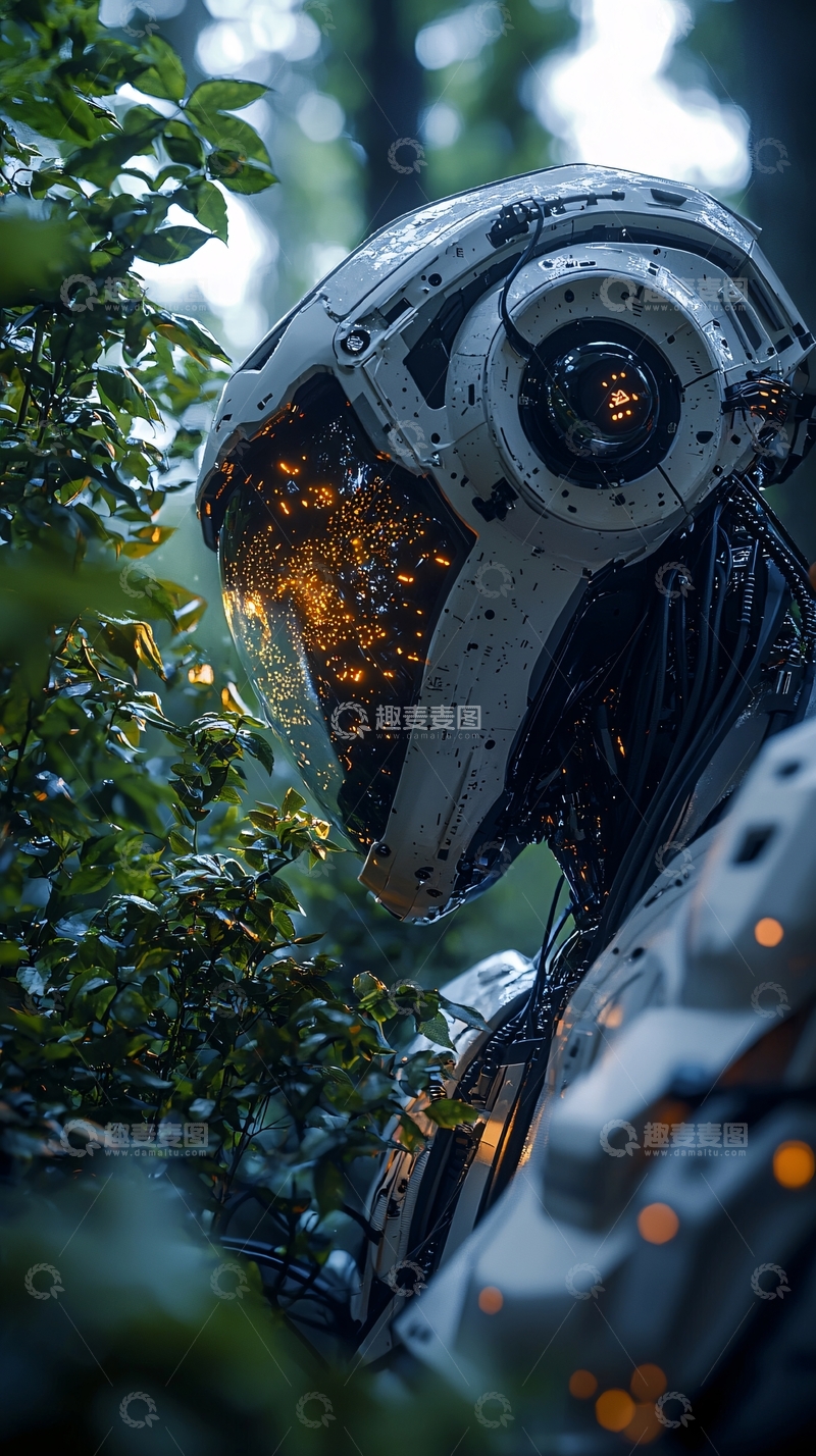 高清大图下载【趣麦麦图】未来机器人