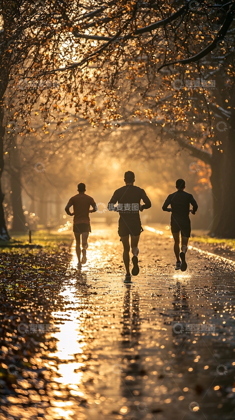 高清大图下载【趣麦麦图】晨跑
