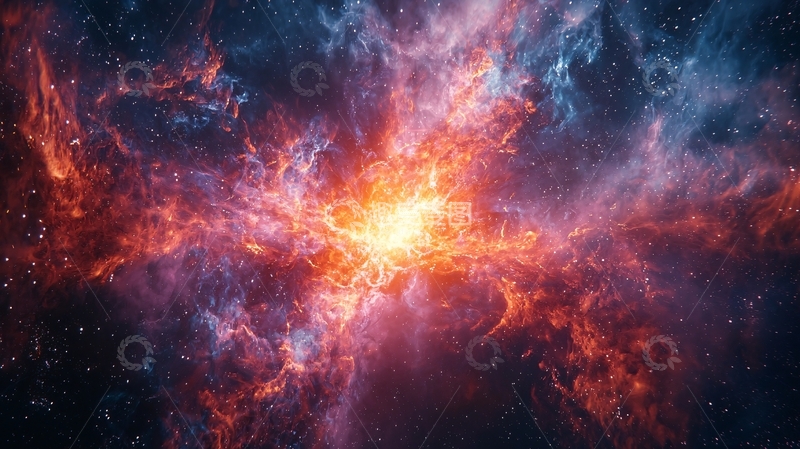 高清大图下载【趣麦麦图】宇宙星云爆炸