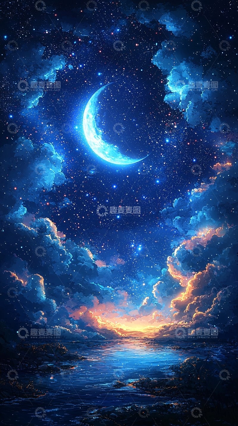 高清大图下载【趣麦麦图】梦幻星空