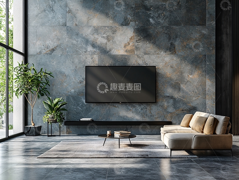 高清大图下载【趣麦麦图】现代简约客厅