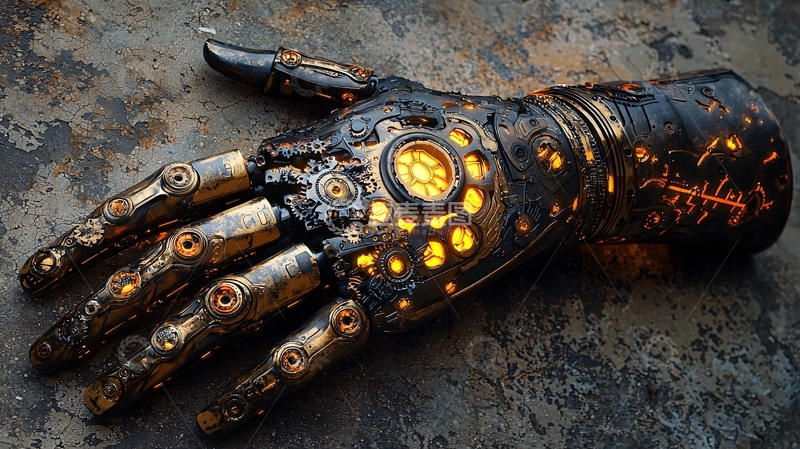 高清大图下载【趣麦麦图】机械义肢