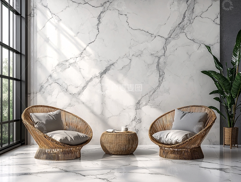 高清大图下载【趣麦麦图】现代简约风客厅