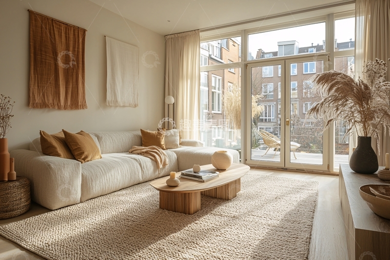 高清大图下载【趣麦麦图】极简风客厅家居设计