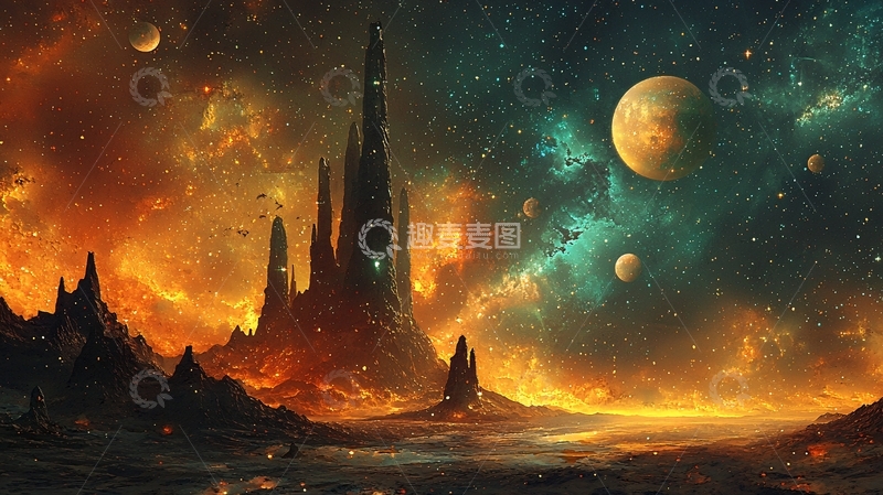 高清大图下载【趣麦麦图】宇宙奇观