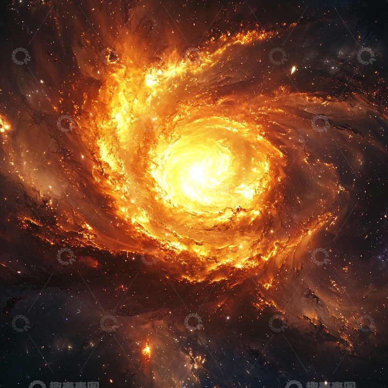 高清大图下载【趣麦麦图】燃烧的宇宙星云