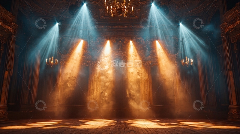 高清大图下载【趣麦麦图】剧院舞台灯光效果图