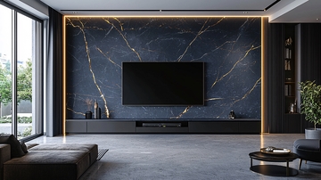 现代简约电视背景墙