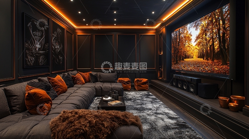 高清大图下载【趣麦麦图】高端私人影院