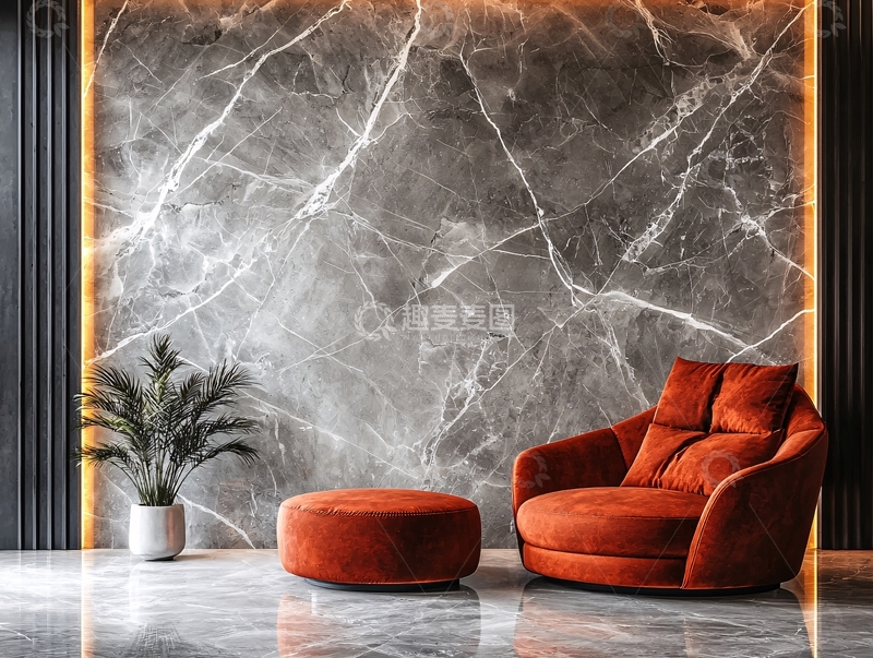 高清大图下载【趣麦麦图】现代风格大理石背景墙