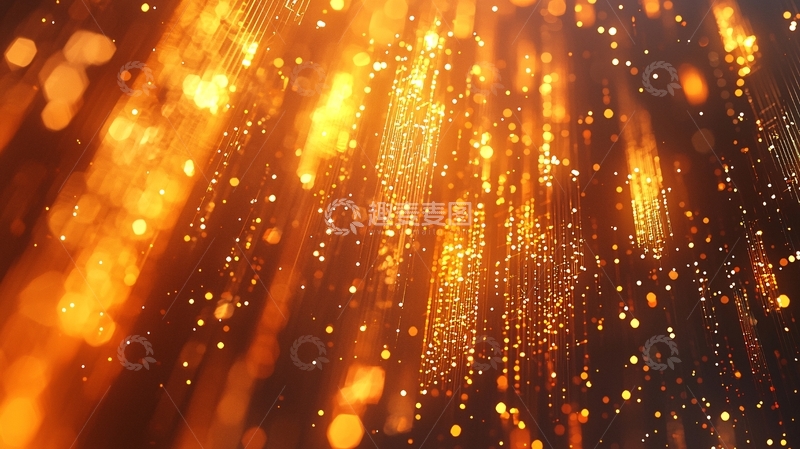 高清大图下载【趣麦麦图】光线粒子雨