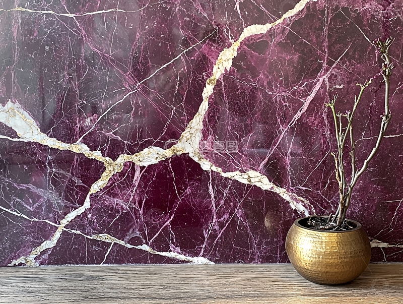 高清大图下载【趣麦麦图】紫色大理石纹理背景